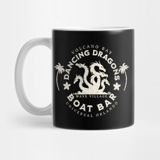 Distressed Dancing Dragons Boat Bar Orlando Florida Water Park Mug